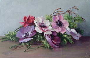 huile sur panneau restaur� 20�me si�cle